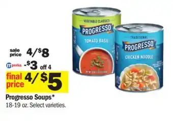 Meijer Progresso soups offer