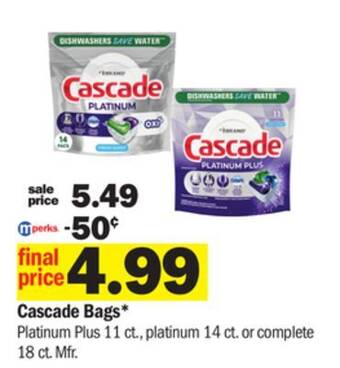 Meijer Cascade bags offer