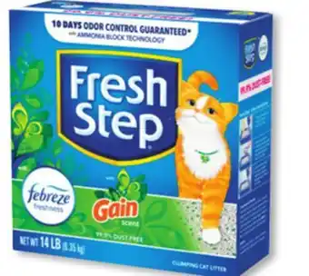 Family Dollar Fresh step gain scent clumping cat litter offer