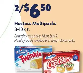 Family Dollar Hostess multipacks offer