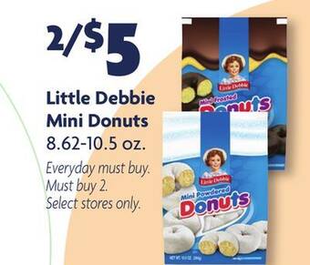Family Dollar Little debbie mini donuts offer