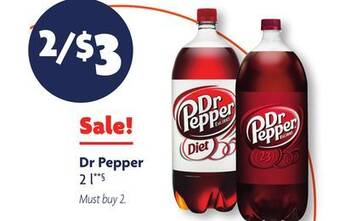 Family Dollar Dr pepper offer