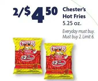 Family Dollar Chester's hot fries offer