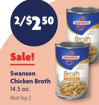 Family Dollar Swanson chicken broth offer