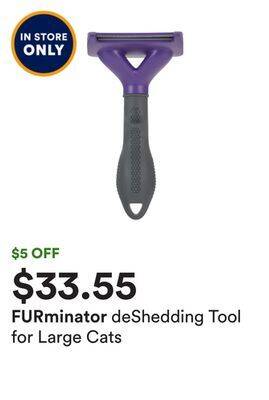 Petco Deshedding tool for large cats offer