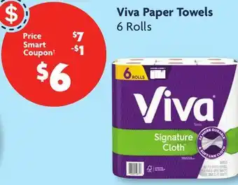 Family Dollar Viva paper towels offer
