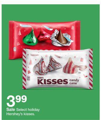 Target Select holiday hershey's kisses offer