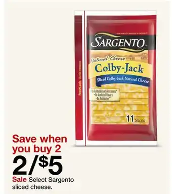 Target Select sargento sliced cheese offer
