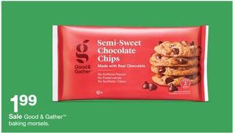 Target Good & gather baking morsels offer