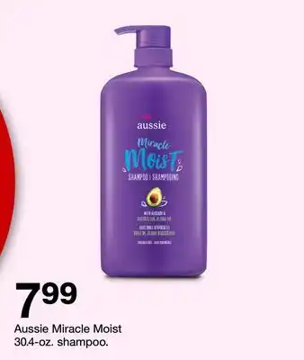 Target Aussie miracle moist 30.4 - oz. shampoo offer
