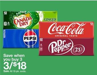 Target All 12-pk. soda offer