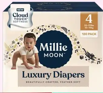 Target Millie moon 120 - ct. luxury diapers offer