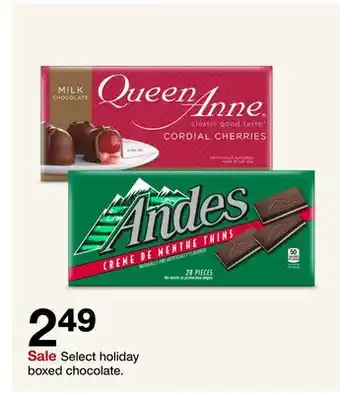 Target Select holiday boxed chocolate offer