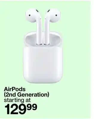 Target Airpods (2nd generation) offer