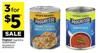Dollar General Progresso soup offer