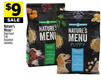 Dollar General Nature's menu dog food offer
