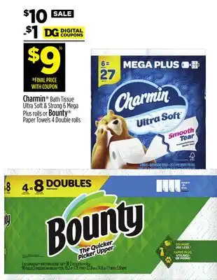 Dollar General Charmin or bounty offer