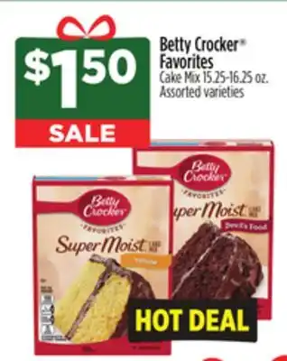 Dollar General Betty crocker favorites cake mix offer