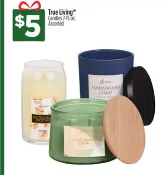Dollar General True living tm candles offer