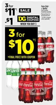 Dollar General Coca-cola or sprite offer