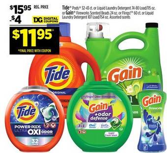 Dollar General Tide or gain offer