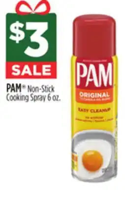 Dollar General Pam non-stick cooking spray offer