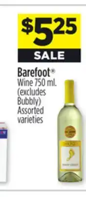 Dollar General Barefoot wine offer