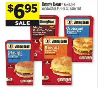 Dollar General Jimmy dean breakfast sandwiches offer