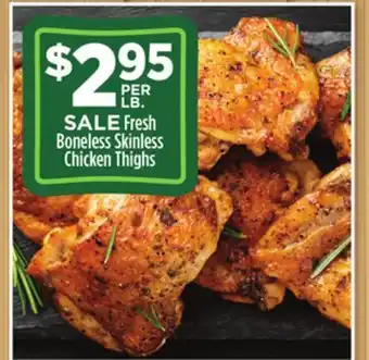 Dollar General Fresh boneless skinless chicken thighs offer
