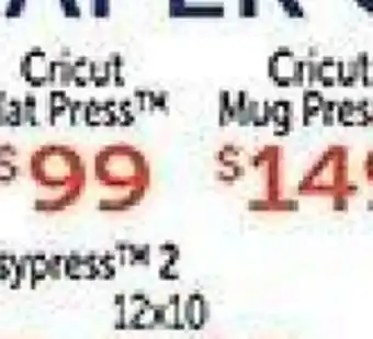 Hobby Lobby Cricut hat press offer