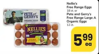 Albertsons Nellie's Free Range Eggs offer