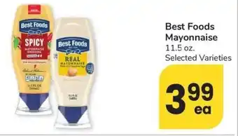 Albertsons Best Foods Mayonnaise 11.5 oz. offer