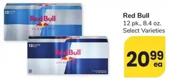 Albertsons Red Bull 12 pk., 8.4 oz. offer