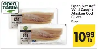 Albertsons Open Nature Wild Caught Alaskan Cod Fillets offer