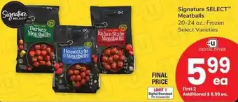 Albertsons Signature SELECT Meatballs offer