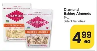 Albertsons Diamond Baking Almonds offer