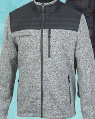 Big 5 Free country men's textured sweater fleece jacket offer