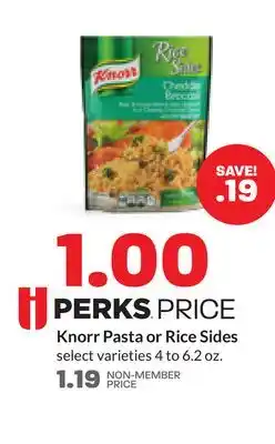 Hy-Vee Knorr pasta or rice sides offer