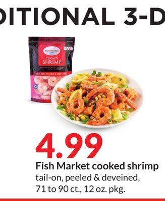 Hy-Vee Fish market cooked shrimp offer