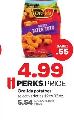 Hy-Vee Ore-ida potatoes offer