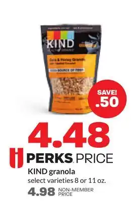 Hy-Vee Kind granola offer