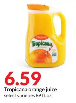 Hy-Vee Tropicana orange juice offer