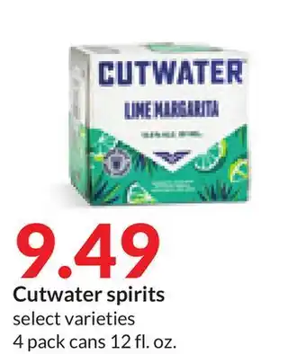 Hy-Vee Cutwater spirits offer