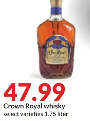 Hy-Vee Crown royal whisky offer