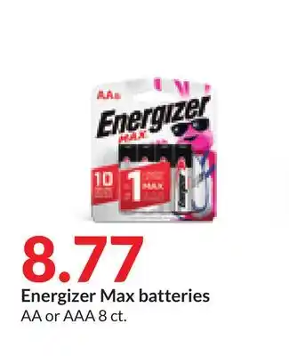 Hy-Vee Energizer max batteries offer