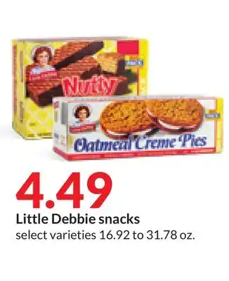 Hy-Vee Little debbie snacks offer