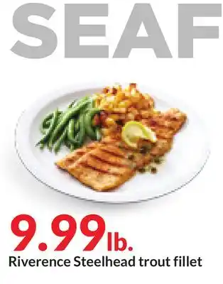 Hy-Vee Riverence steelhead trout fillet offer