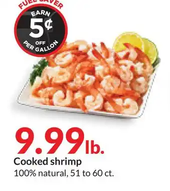 Hy-Vee Cooked shrimp offer