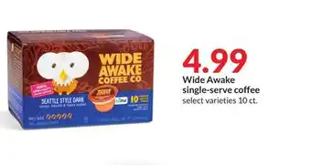 Hy-Vee Wide awake single-serve coffee offer
