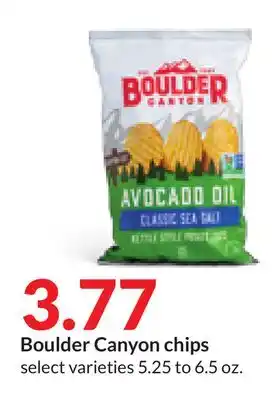 Hy-Vee Boulder canyon chips offer